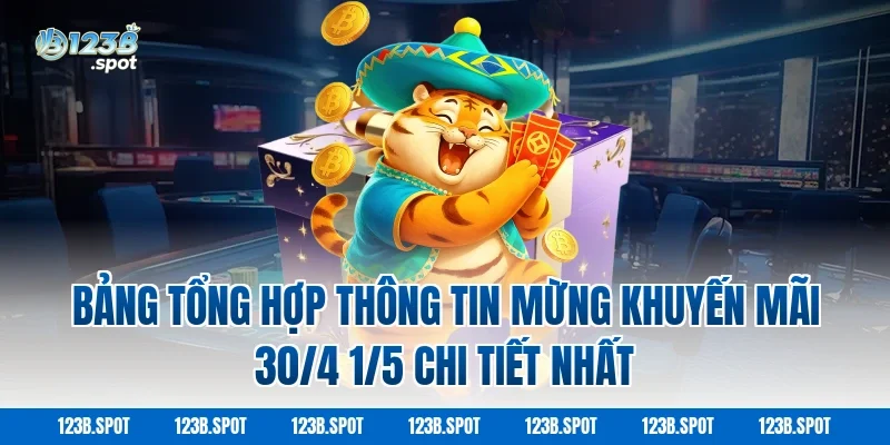 Mừng Khuyến Mãi 30/4 1/5 Ưu Đãi Lớn Săn Thưởng Cực Dễ 3 Bảng Tổng Hợp Thông Tin Mừng Khuyến Mãi 30/4 1/5 Chi Tiết Nhất