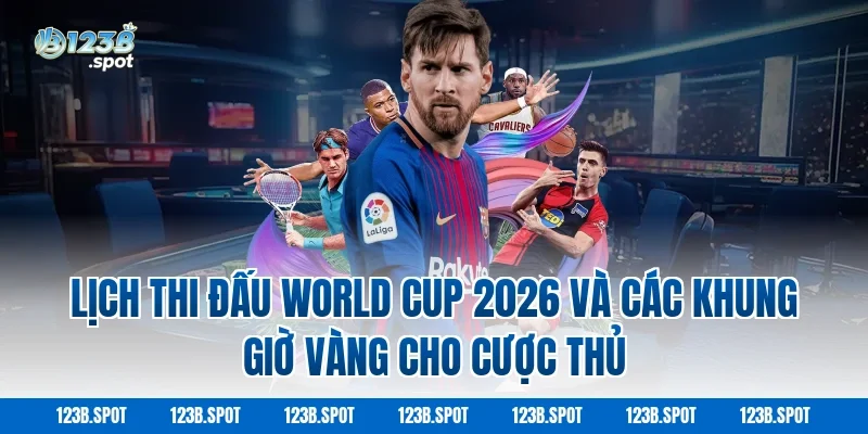 Lịch thi đấu World Cup 2026 chính xác theo từng bảng đấu 3 Lịch thi đấu World Cup 2026 và các khung giờ vàng cho cược thủ